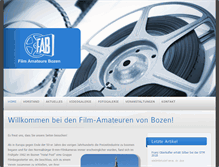 Tablet Screenshot of film-amateure-bozen.com